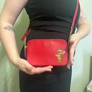 RARE Kate Spade x Tom & Jerry Dual Zip Crossbody